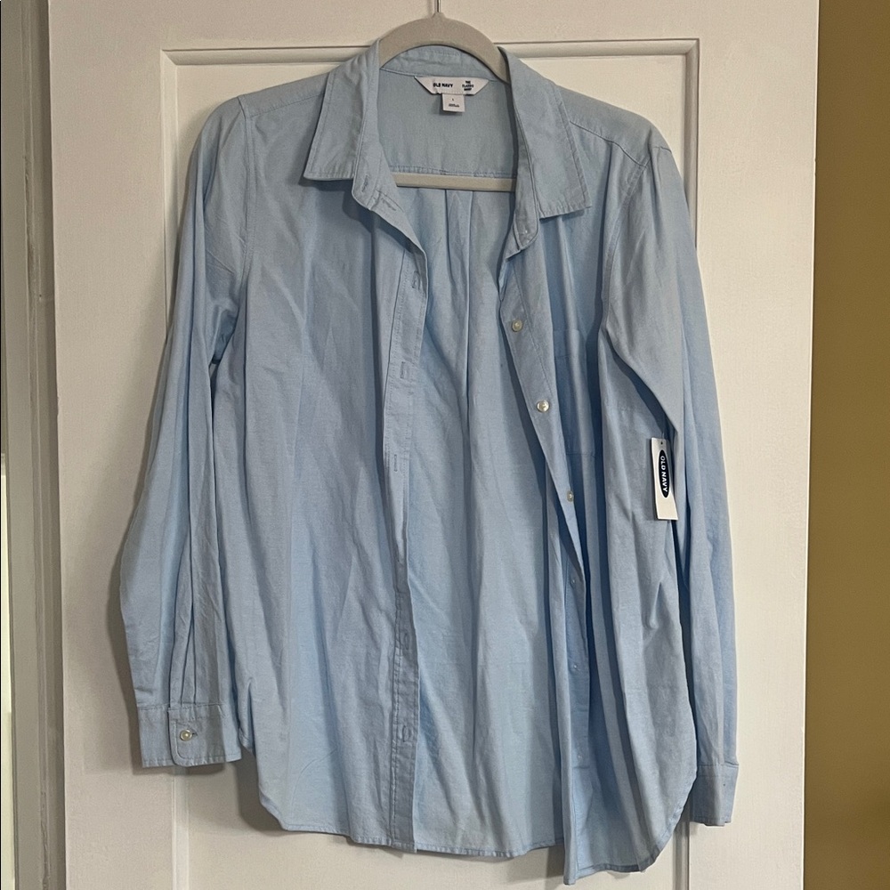 Old Navy Sky Blue Casual Shirt